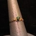 Original Victorian 10k Rose Gold and Garnet Doublet Ring - Size 7
