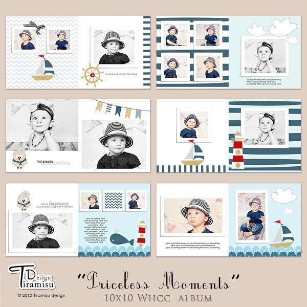 10x10 Album Templates Photobook Photoshop Templates