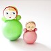 Vintage Soviet Roly Poly Dolls