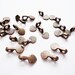Ships From USA, Bulk 50 pcs Antique Red Copper Alloy Glue on Flat Pad Bails, Rustic, Tibetan Style, Lead Free, Pendant Making, Findings