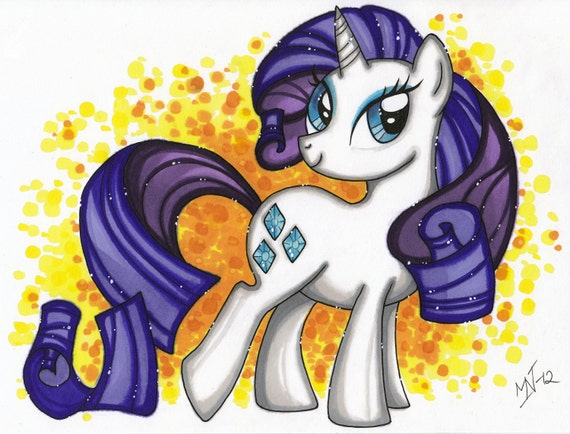 Items similar to Rarity, My little pony Friendship is 