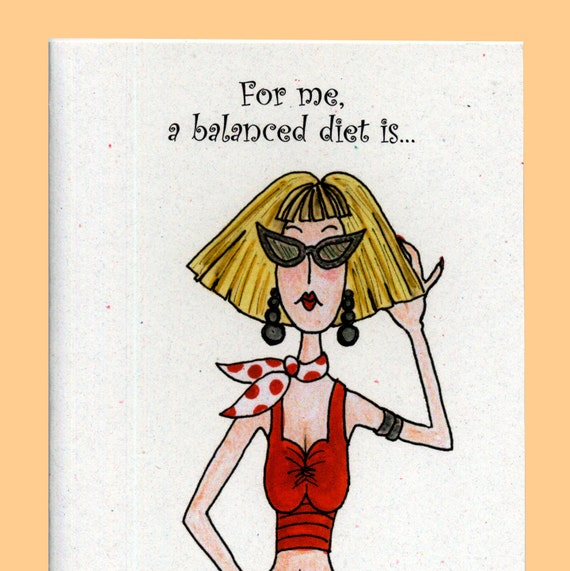 Items Similar To Diva Birthday Card Sassy Cartoon Cards For Women