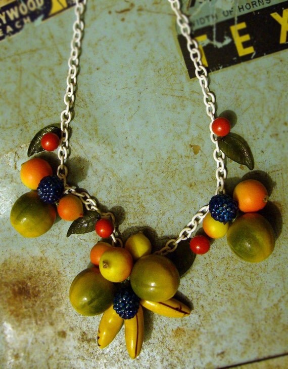 RESERVED Fruit Salad Necklace