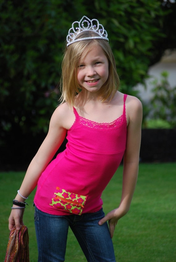 Items similar to Insulin Pump Pocket Tank Top - Pink with ...