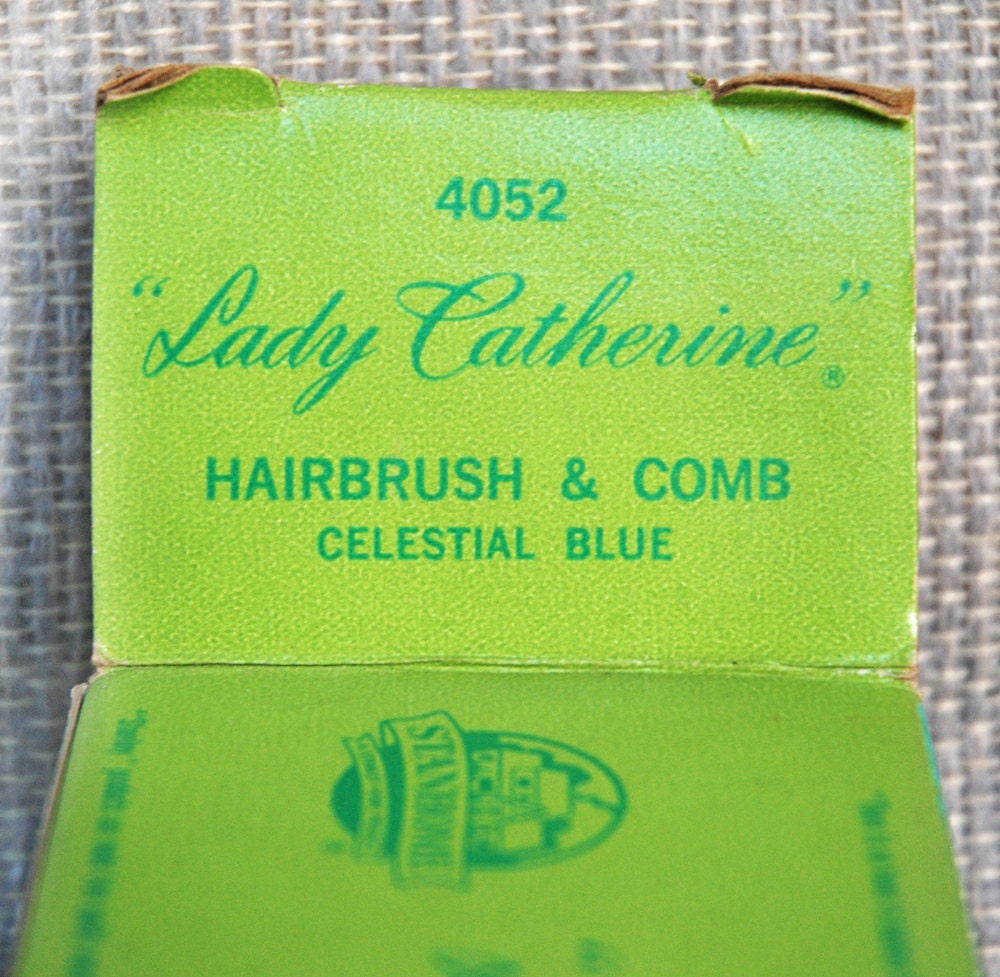 Vintage Stanley Lady Catherine Hairbrush and Comb