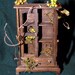 Magical miniature Fairy armoire or pantry for your Dollhouse or Garden 1/12 scale