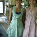 1930s Vintage Retro Full Apron Dress Apron with Pocket Primitive PINK BURGANDY BROWN