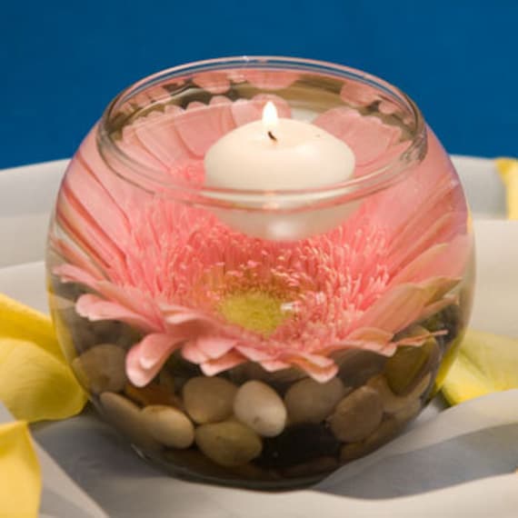 Fish Wedding Centerpiece Candle Bride Party by YouWant2DoThat2