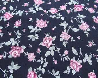 Rosy Rosebuds on Black Background...Soft & Substantial