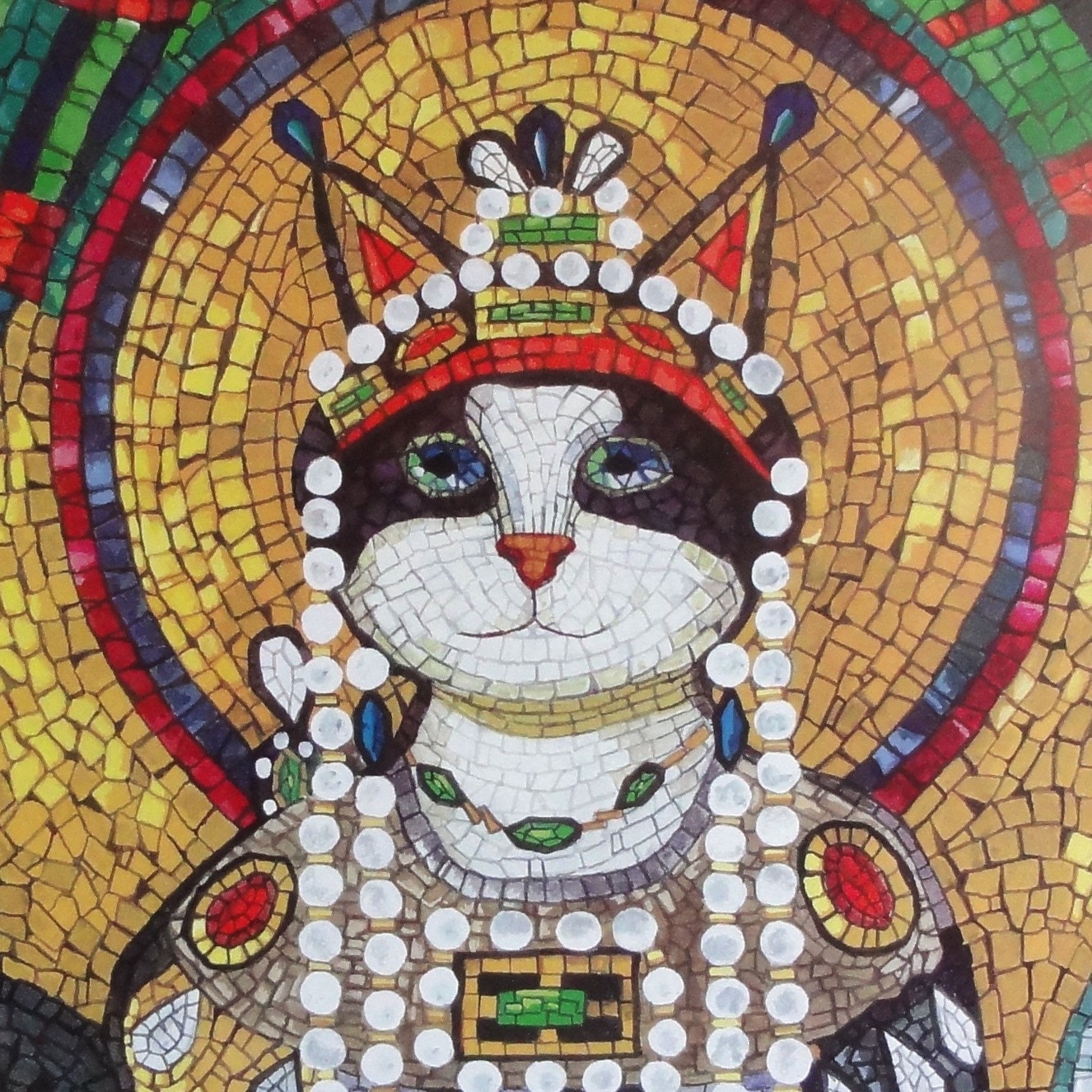 Коты в мозаике