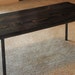 Metal leg coffee table