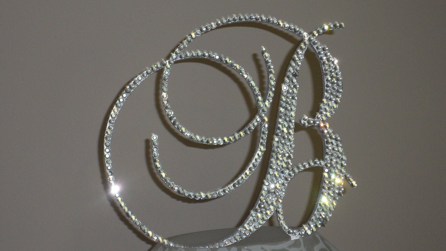 Gorgeous Swarovski Crystal Cake Toppers 5 By