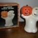 Vintage Ghost Halloween Tea Light Holder