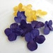 Edible Hydrangea Flowers Petals Cake Decoration 12 qty - customize color for cupcakes, wedding cakes, birthday cake, cupcake topper