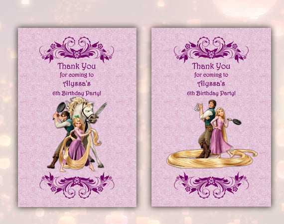 items-similar-to-tangled-rapunzel-thank-you-cards-printable-on-etsy
