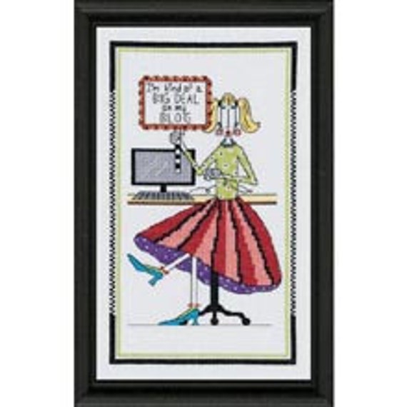 Cross Stitch Kit Dolly Mama's I'm a Big Deal on My