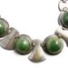 Vintage Necklace Taxco Mexico Sterling Silver and Cabachon Agate Designer Jewellery 17 sections