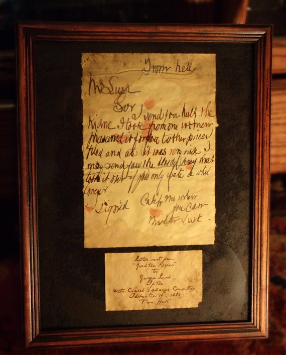 jack the ripper from hell essay jack the ripper from hell essay