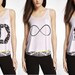 One Direction Themed Tank Infinity Directioner/1D Flower Logo/Vas Happenin