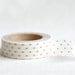 Washi Tape - Gold Polka Dots