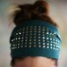 Modern rock Headband -hunter green