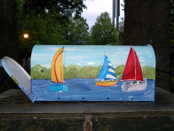 Hand-painted Mailboxes