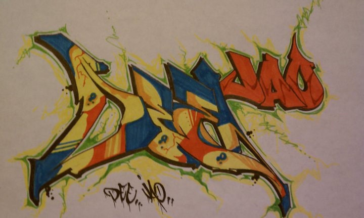 graffiti your name Personalized by HardINKLimited on Etsy