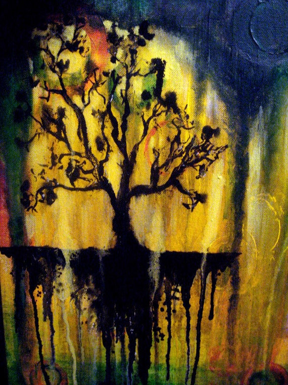 Items similar to Tree of Life Acrylic on Canvas on Etsy
