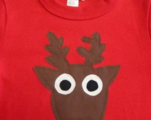 T-shirt De Noël Garçon Holiday Time - Rouge Manches Longues - Taille 5 - 100% Coton