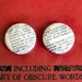 Night Owl - Vintage Dictionary Pins or Magnets