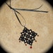Tatted Lace Pendant - Tenebrous