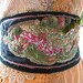 RESERVED for Meg Part Payment - Encrusted Velvet Belt - Vintage and Antique elements with Polka Dots