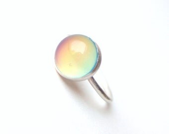 Mood Ring, Medium Sterling Silver