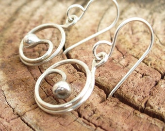 Little Sprouts - Shiny and Tiny Sterling Silver Earrings
