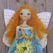 Art Doll Primitive Folk Butterfly Girl