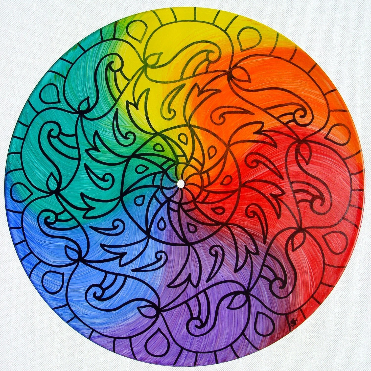 creative mandala color wheel designs