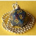 Dungeons and Dragons - D20 Die Pendant - Twilight - Blue Red Yellow Speckle Geek Gamer DnD Role Playing RPG - Paw & Claw Designs
