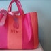 Pink ballet tote bag -ballerina bag - tutu bag - dance bag