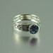 SACRED LAUREL 14K white gold ring with Alexandrite