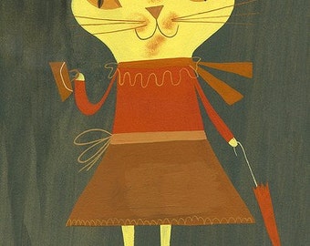 Isabelle. Limited edition print by Matte Stephens.