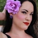 Light Purple Rose Hair Clip