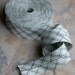 Linen bias tape - width 3 cm -- pale green