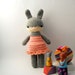 girl toy dolls children rabbit bunny crochet amigurumi plushie .. little tara .. toy