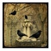 Gothic Crows In Winter Graveyard, TTV, Gothic Photo, Blackbirds Print, Cemetery - Day In January