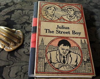 Horatio Alger Julius Street Boy Handbound Concertina Journal