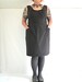 PrettyGray Dress - plus size - charcoal grey cotton-blend fabric - 48B-41W-51H