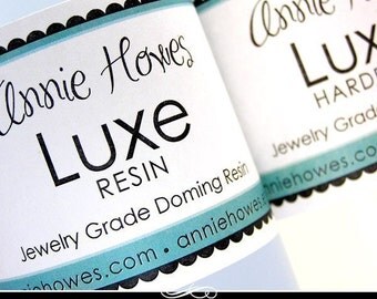 Epoxy Resin. LUXE Doming Resin. Jewelry Grade. Non-toxic Clear Epoxy Resin Resin Kit. 16 ounce pack.