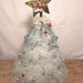 Vintage Tulle Christmas Tree Hand Made Craft from the past.