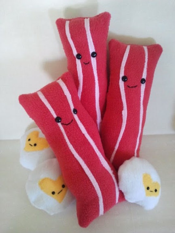 bacon plush toy