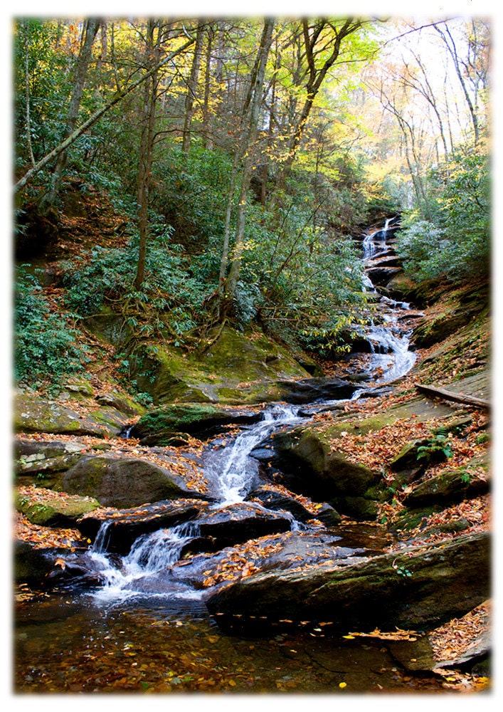 Roaring Fork Falls North Carolina Photography Blue Ridge